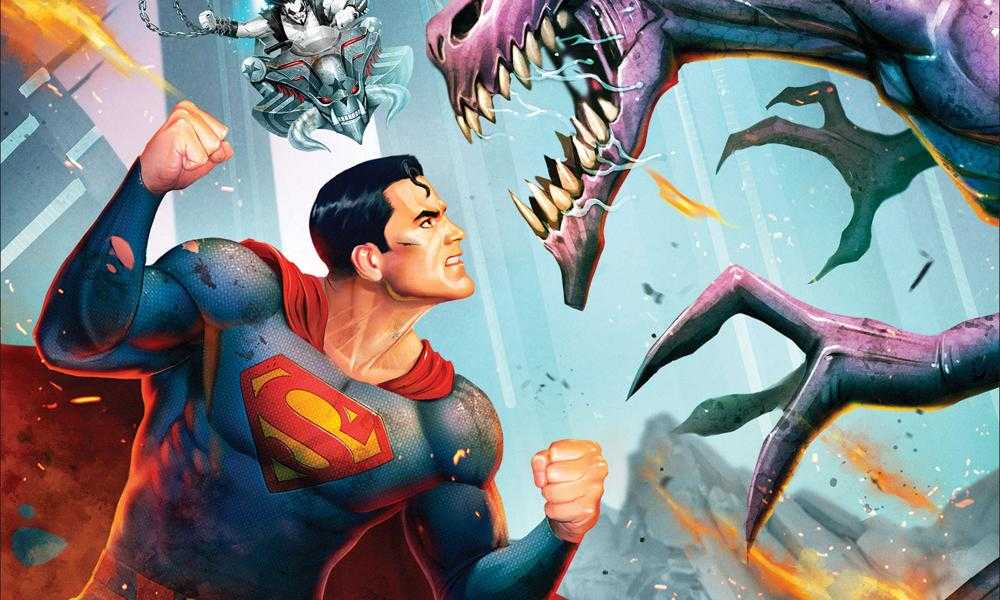 Superman vs. Parasite in Superman: Man of Tomorrow
