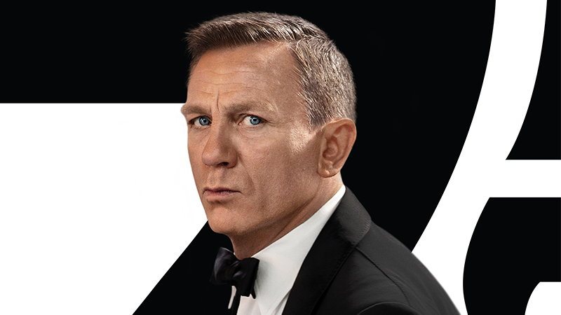 Daniel Craig as James Bond in No Time to Die