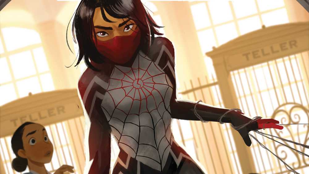 Cindy Moon aka Silk comic book illustration